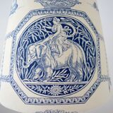 Blue toile de jouy lampshade