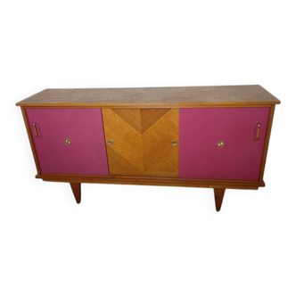 1950s enfilade with three sliding doors