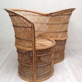 Confident rattan sofa