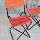 Set of 4 "vintage" folding camping seats