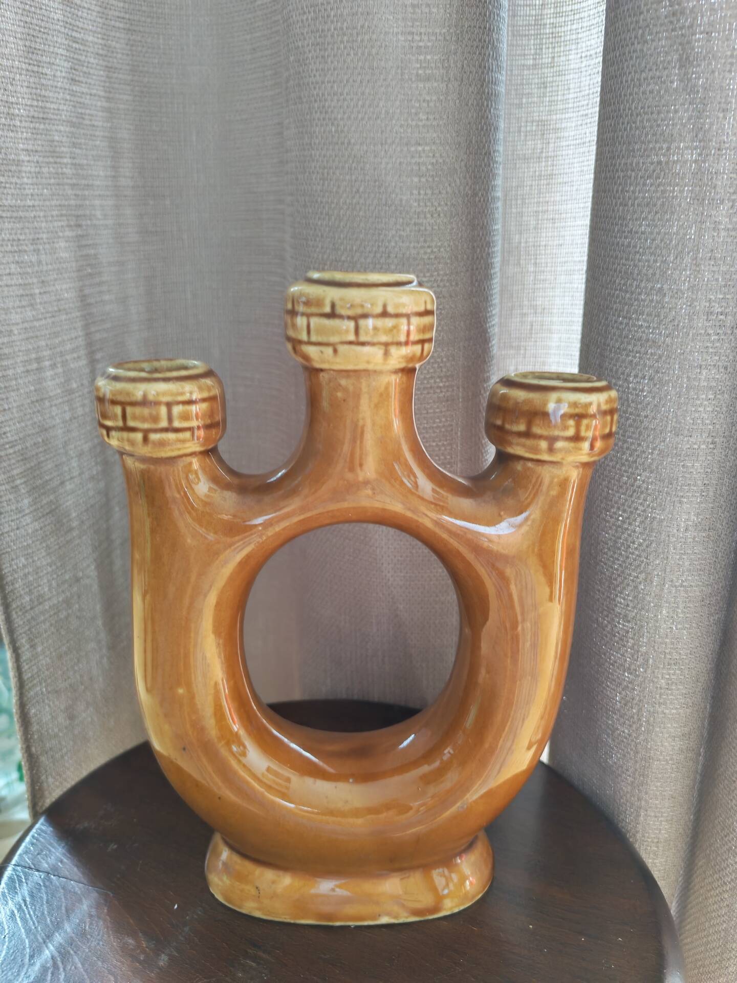 "Tour" chandelier in Polish ceramic 1970