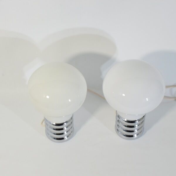 Pair of Bulb lamps from Ingo Maurer, Murano