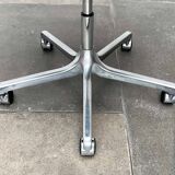 Vintage swivel office chair German model Eurochair 5600 by Fritz Makiol for Girsberger, 1970s.