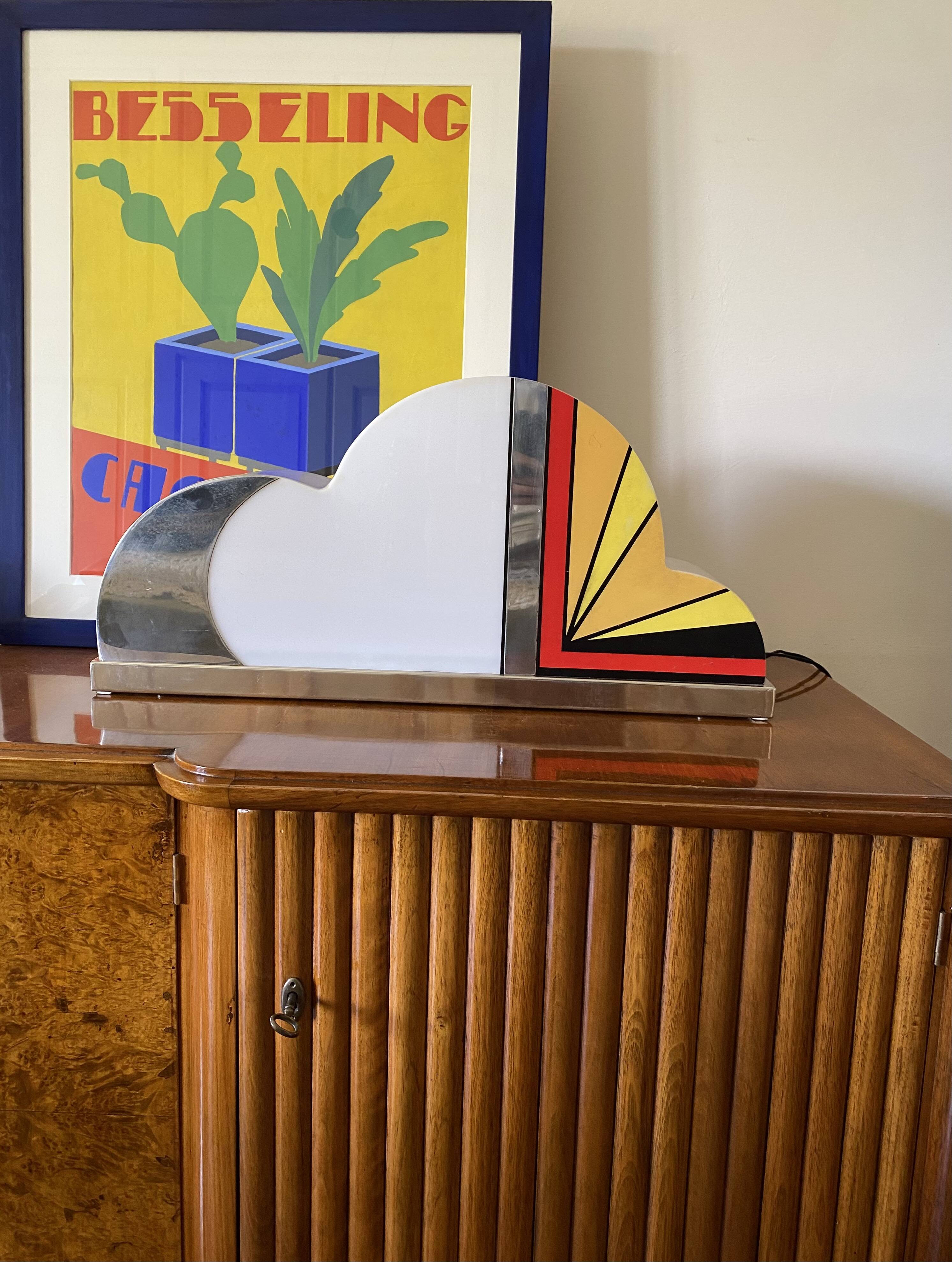 rare table lamp, Italy 1970s