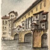 Signed Watercolor Illustration