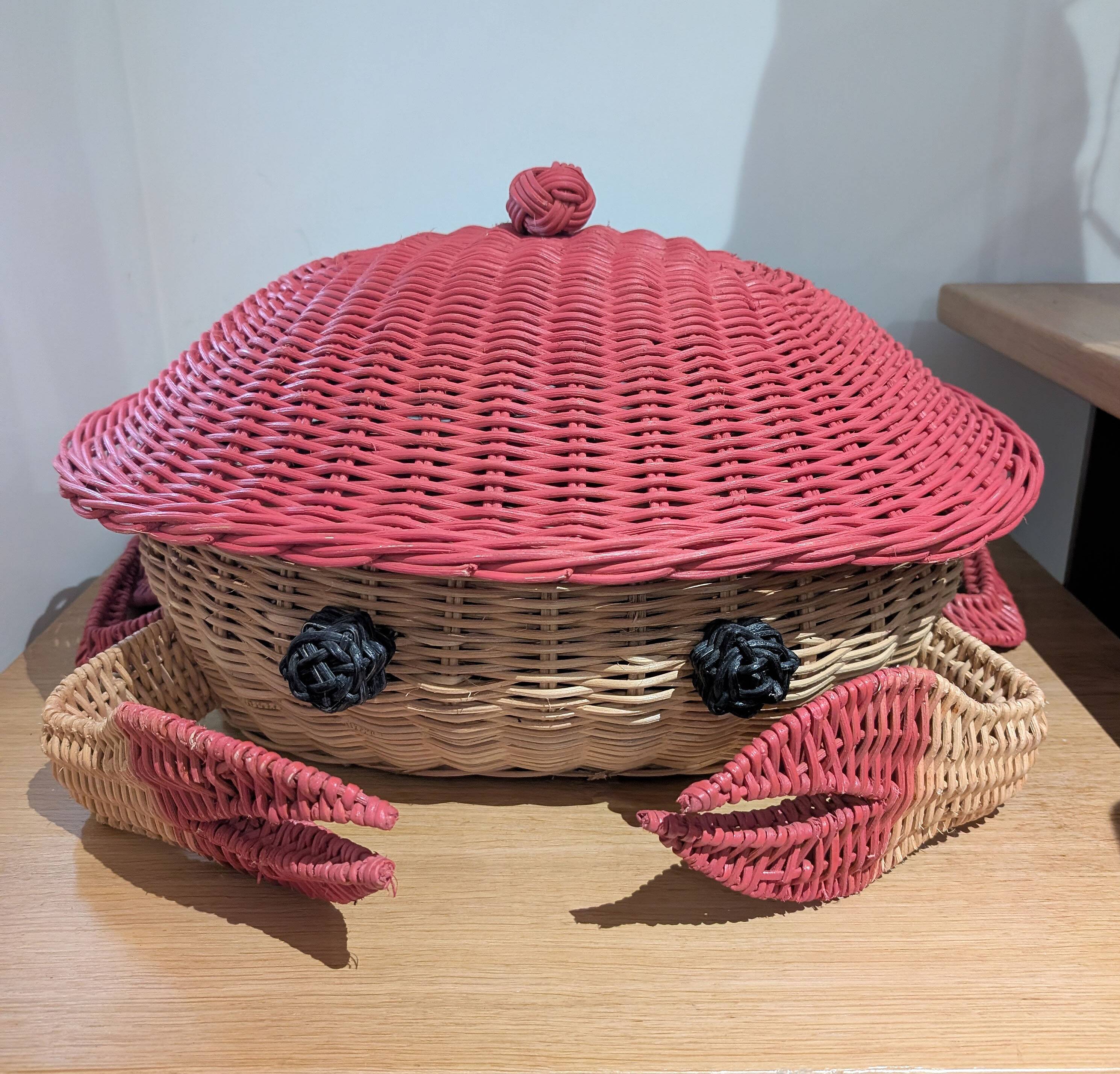 Grand Panier crabe en osier