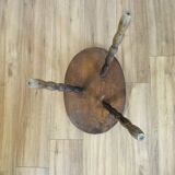 Oval side coffee table