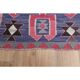 1970s Vintage Turkish Oushak Handmade Wool Cotton Pink Runner Rug 99x331
