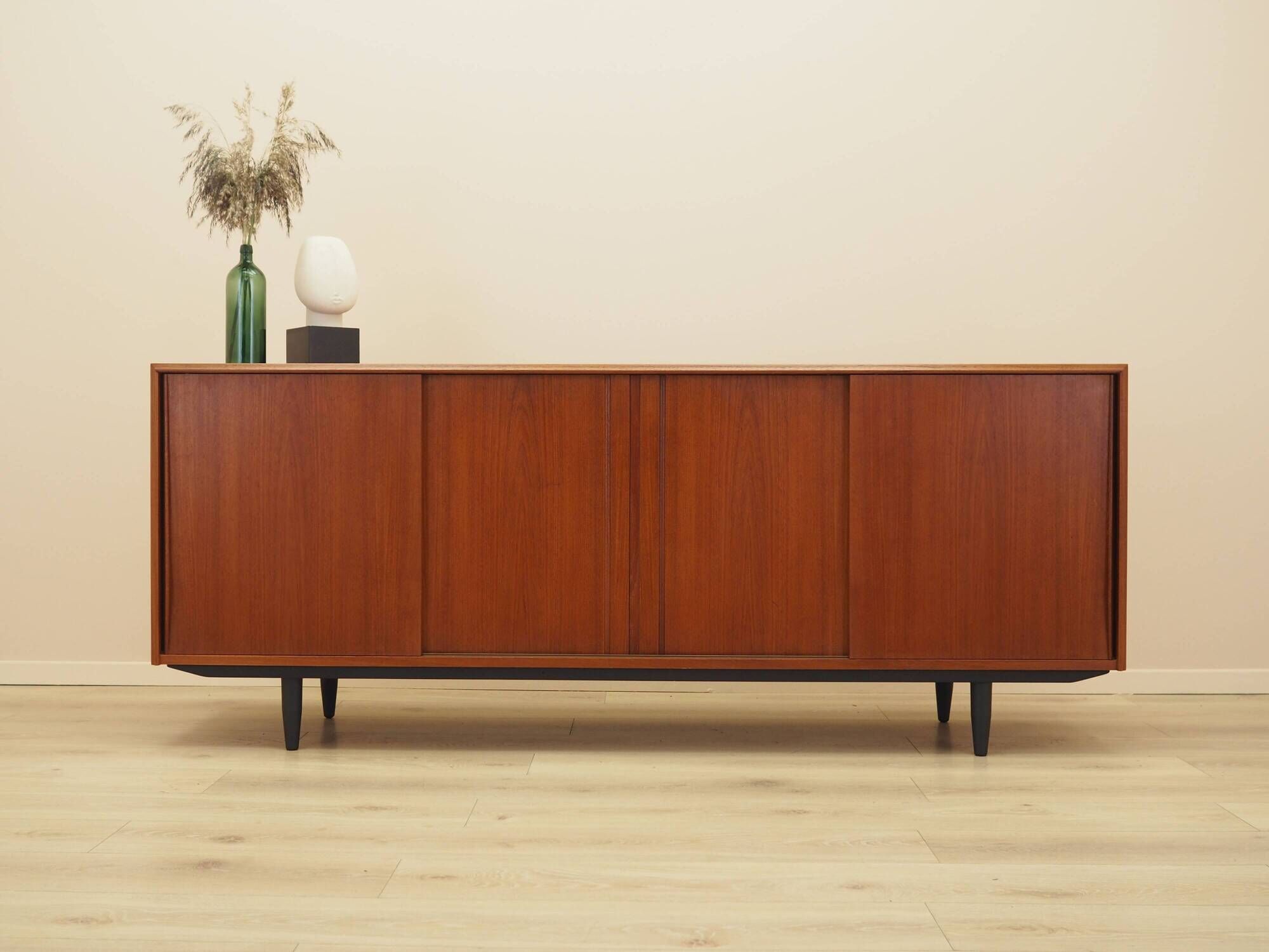 Danish teak sideboard 1960s with bar section and sliding doors