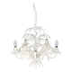 Painted sheet metal chandelier - foliage decor