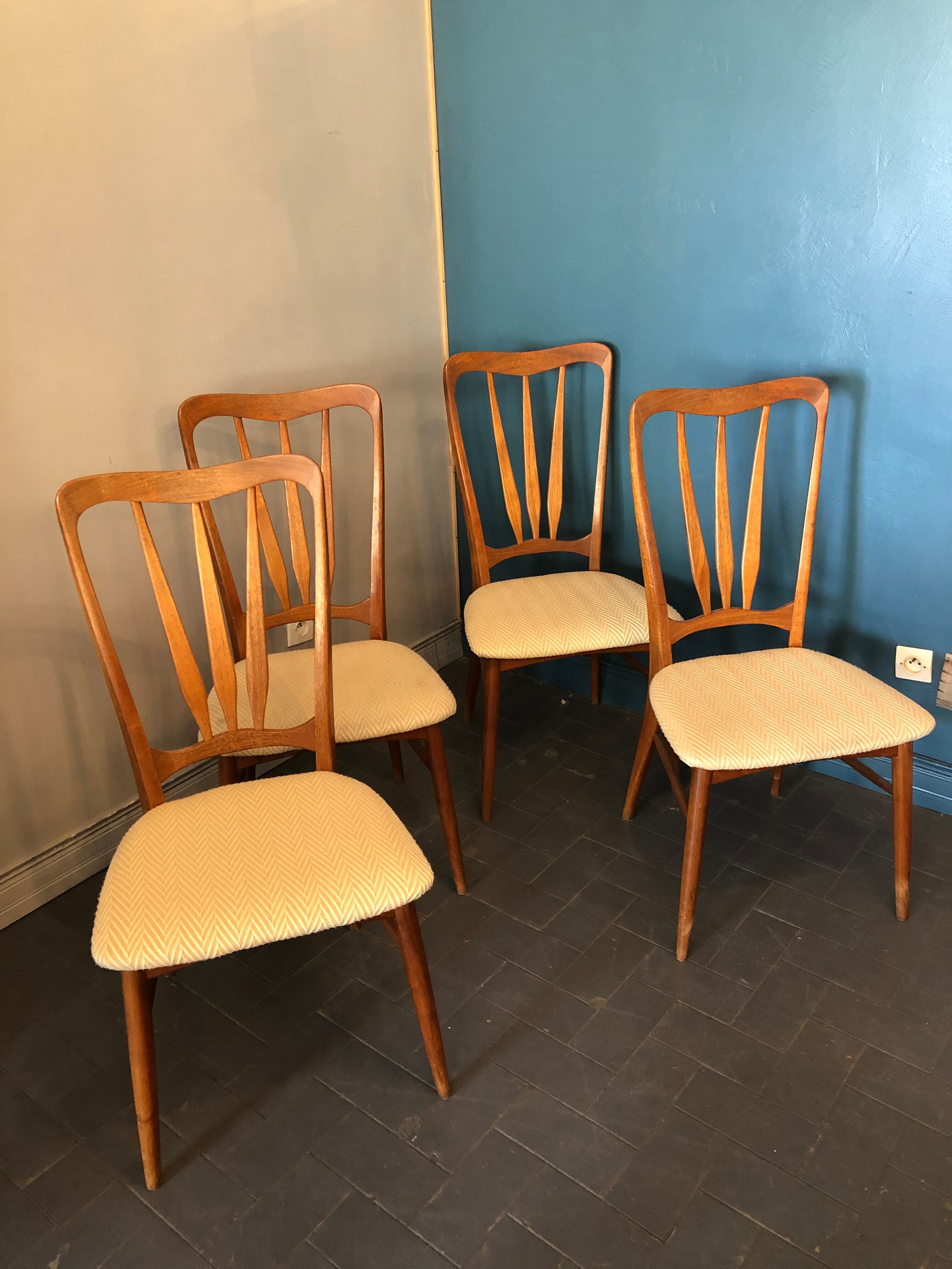 4 design chairs Niels Koefoed