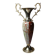 Large decorative onyx and gold metal cassolette, Italy 1960s-70s.