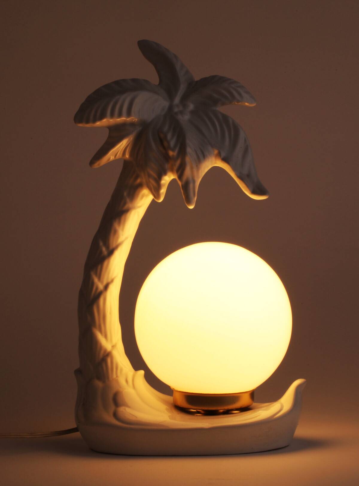 Lampe en forme de palmier