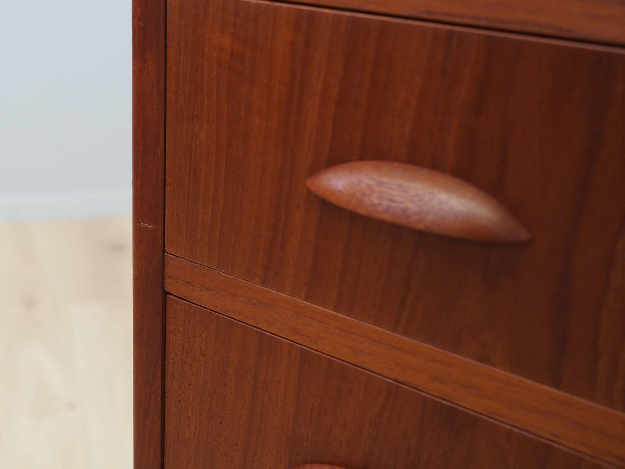 Teak chest of drawers, Danish design, 1970s, production: Denmark