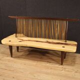 George Nakashima style wooden design sofa