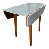 1960s formica table with 2 drop-leaves