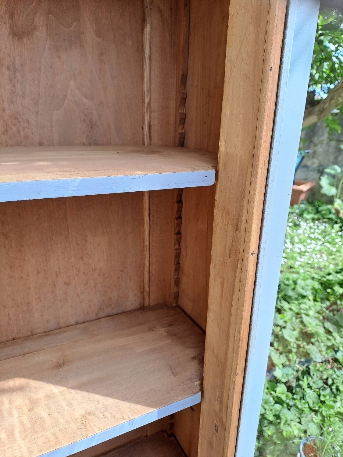 Wardrobe with 1 glass door, late 19th century