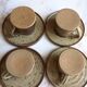 Service de tasses à café vintage en grès