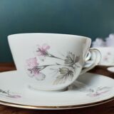 Four cups of Bavarian porcelain