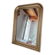 Louis Philippe wooden and gilded stucco mirror