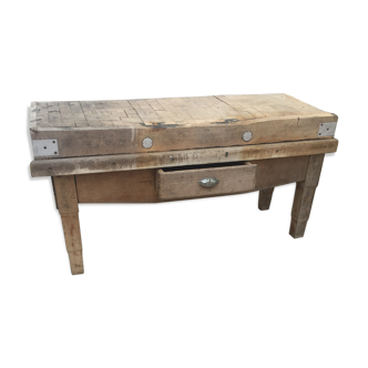 Billot de boucher ancien