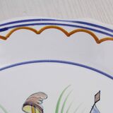 Revolutionary earthenware plate from Nevers
