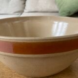 Gien beige and brown sandstone salad