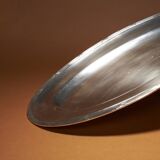 OVAL SILVER-PLATED METAL DISH, ERCUIS