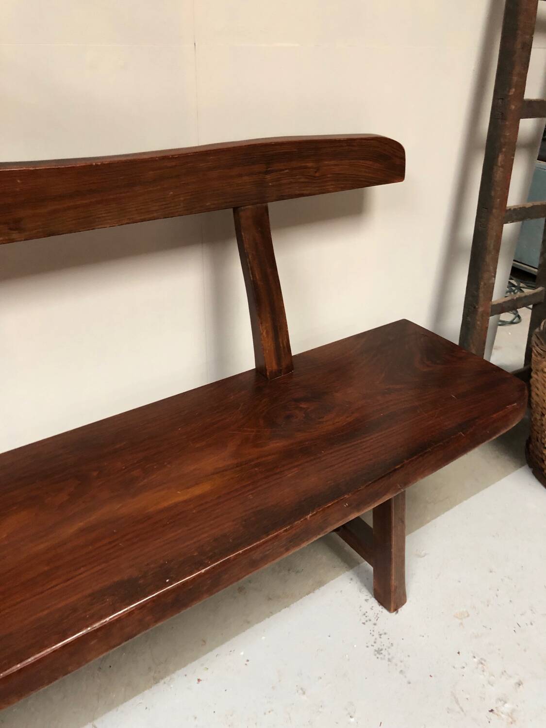 Old aranjou elm bench