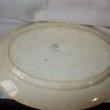 Plat ovale terre de fer modèle Maurice