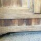 Double door antique wardrobe front in walnut.