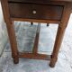 Rustic burgundy farm table 19th -1m80