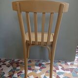 Chaise bistrot jaune moutarde