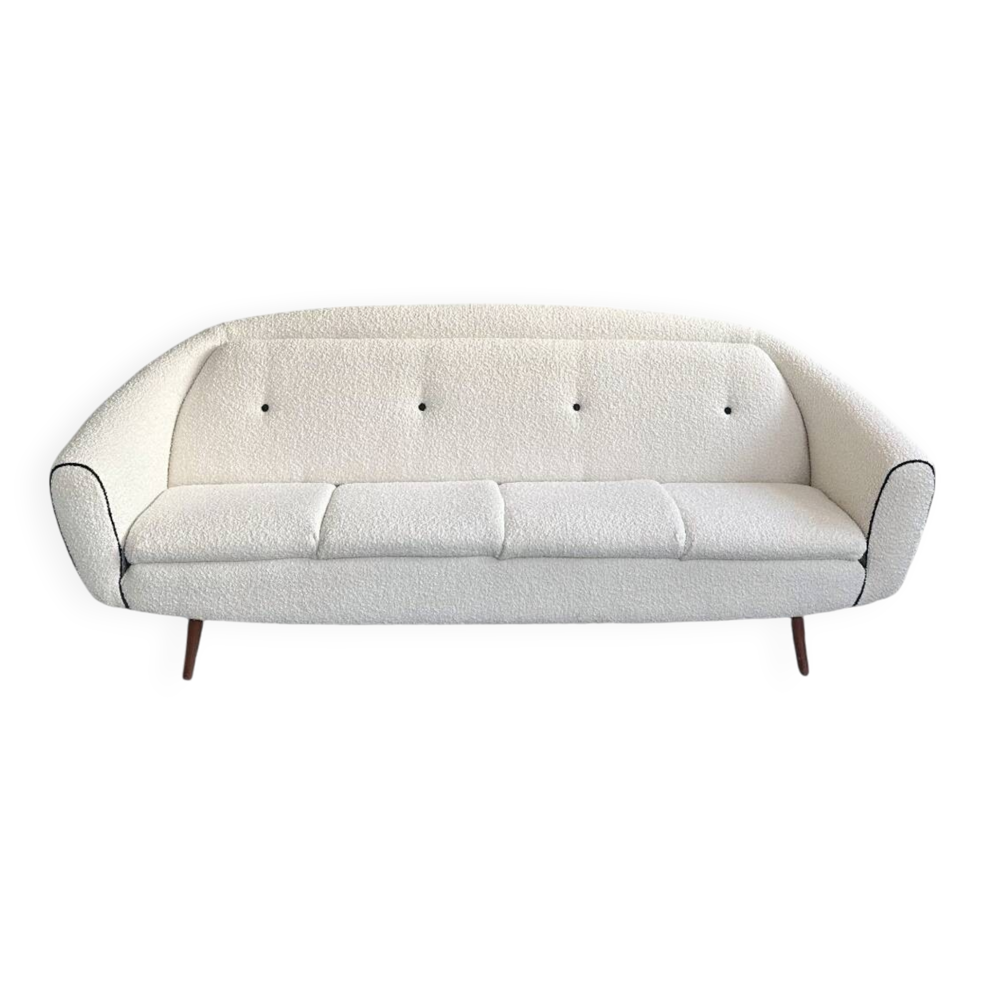 Canapé-lit moderne en boucle des années 1960 par Greaves et Thomas