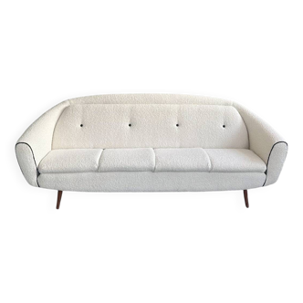 Mid Century Modern 1960’s Boucle Sofa Bed by Greaves and Thomas