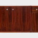Rosewood wall mounted floating sideboard / TV cabinet / bookcase wall system unit, 1960s