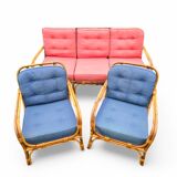 3-piece rattan living room