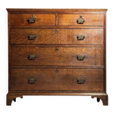 Large English chest of drawers 19th century