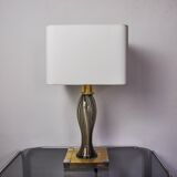 Bd Lumica table lamp, murano glass and brass, Italy, 1970