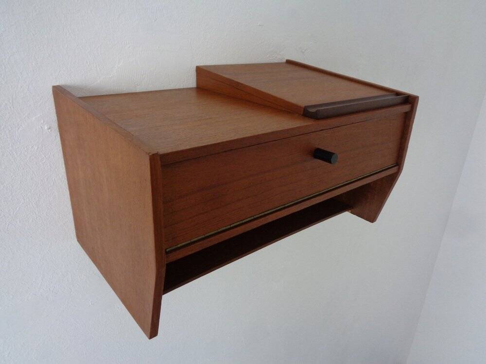 Mid-Century Teak Shelf, Denmark, 1960s