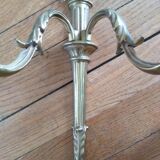 Set of 2 bronze wall lamps