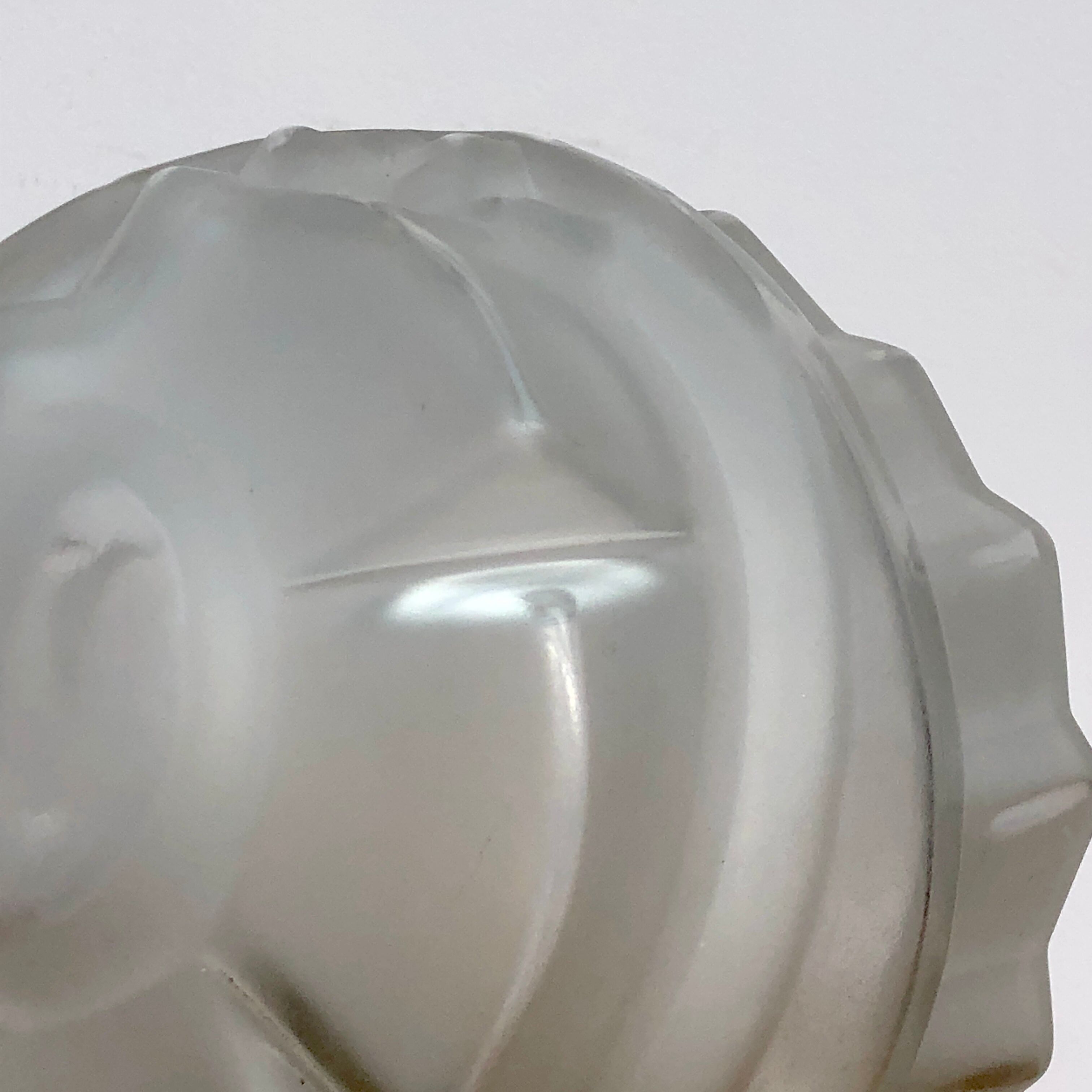 Vintage art deco globe installation lamp