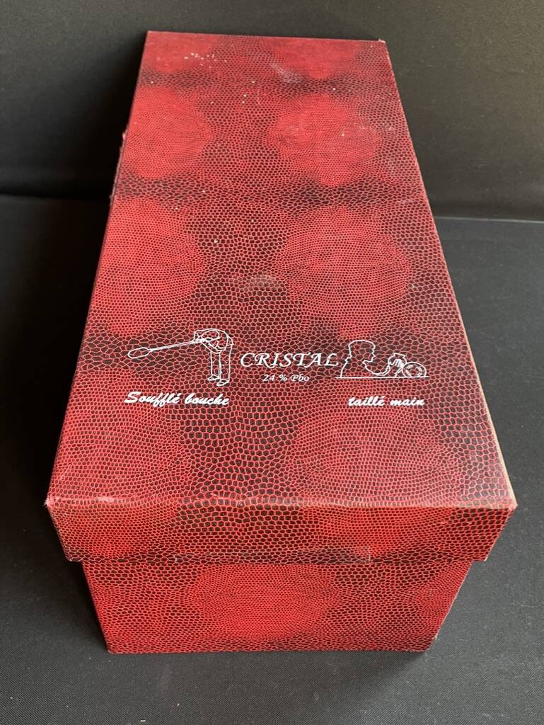 Ewer decanter – Stamped Cristallerie de Lorraine