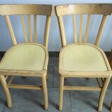 Lot de 4 chaises bistro Luterma vintage