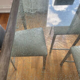 Design dining table and 10 chairs