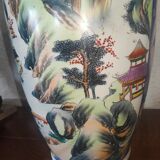 Chinese vase early twentieth century enamelled