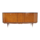 1960s Wooden Sideboard in High Gloss Finish, Italy