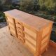 Buffet vintage pieds compas René Gabriel