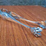 Sugar tongs or ice tongs in solid silver