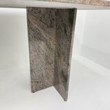 Mid-century modern granite dining table , 1970s